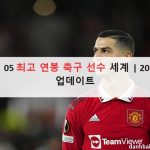 순위 05 최고 연봉 축구 선수 세계 | 2024년 업데이트